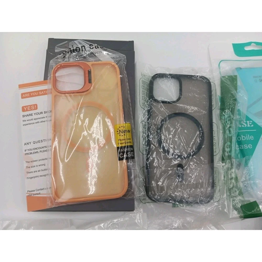 Assorted LOT of 10 Mixed Cell Phone Cases‎ Mostly iphone & 6.8